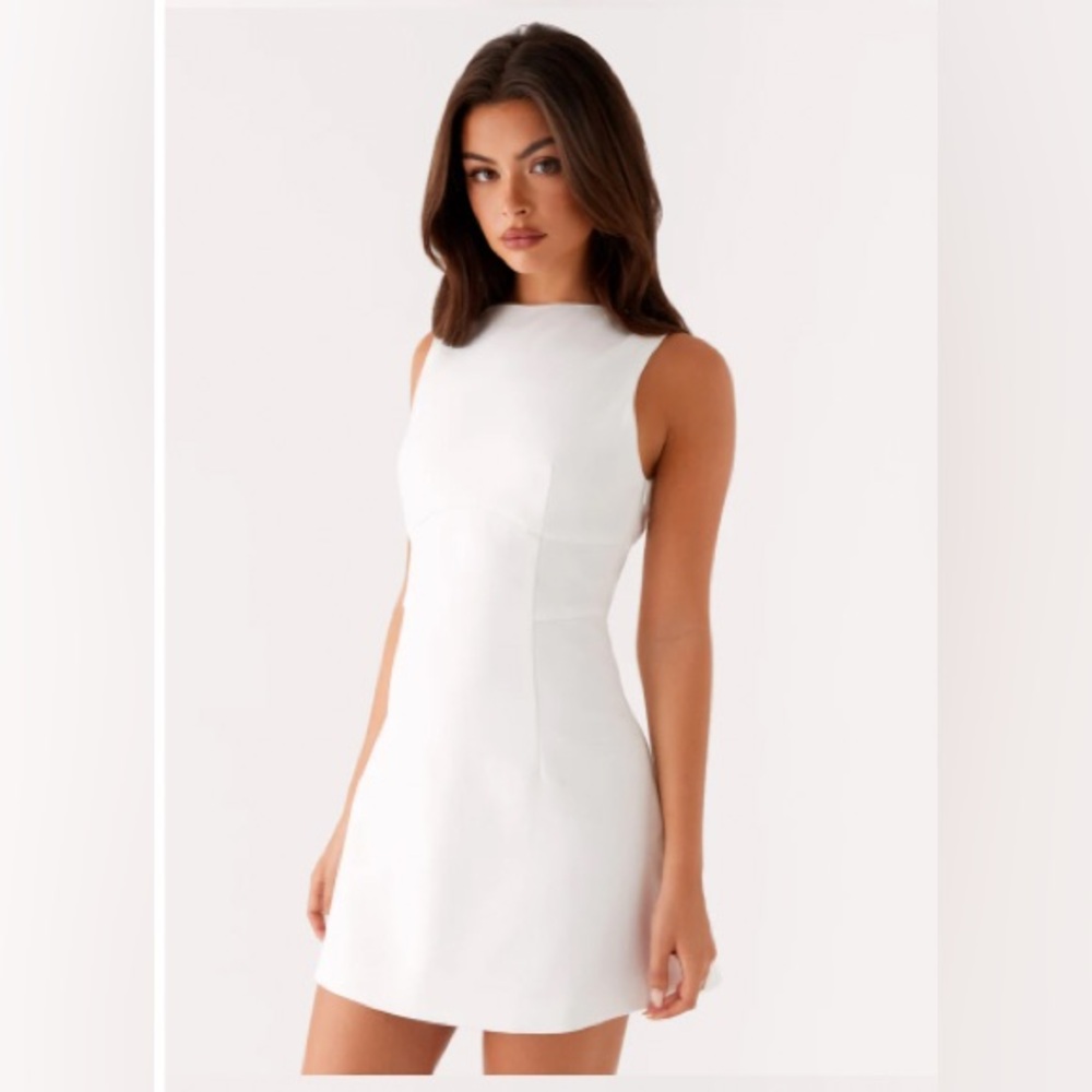 Peppermayo Lulita White Mini Dress
